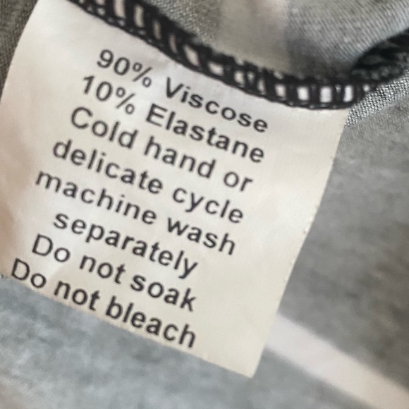 Ava Sky x Fighting Eel Black & White Stripe Tank - Picture 4 of 5